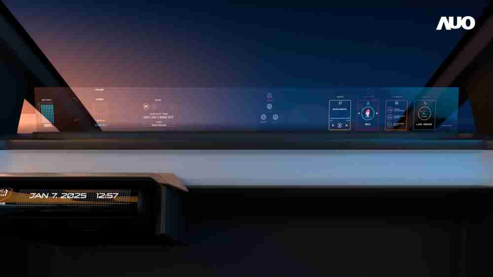 尊龙集团无界透明显示接口(Horizon Image Glass)透过车运算方案整合仪表板、、中控台及副驾显示器，，，，一体式全景呈现，，提供乘用者清晰的前方视野、、、行车必要信息与娱乐功能
